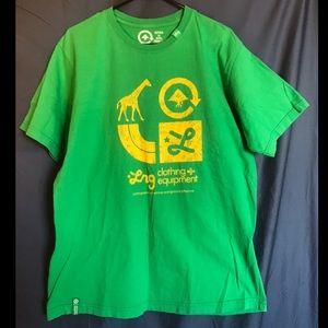 LRG Green Giraffe T-shirt Mens XL